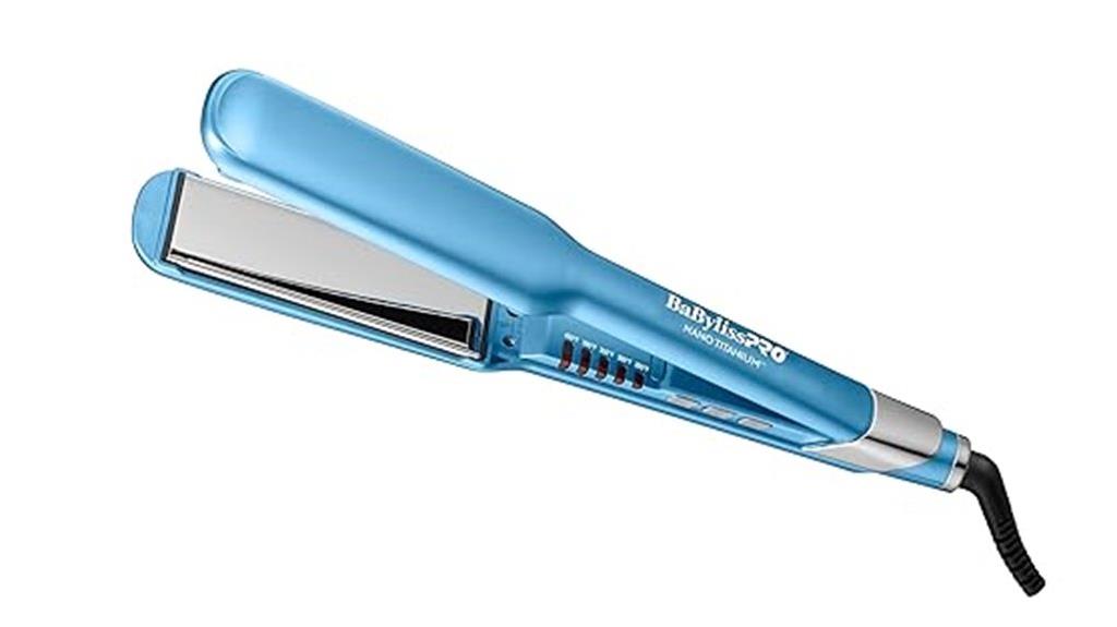 titanium nano hair straightener
