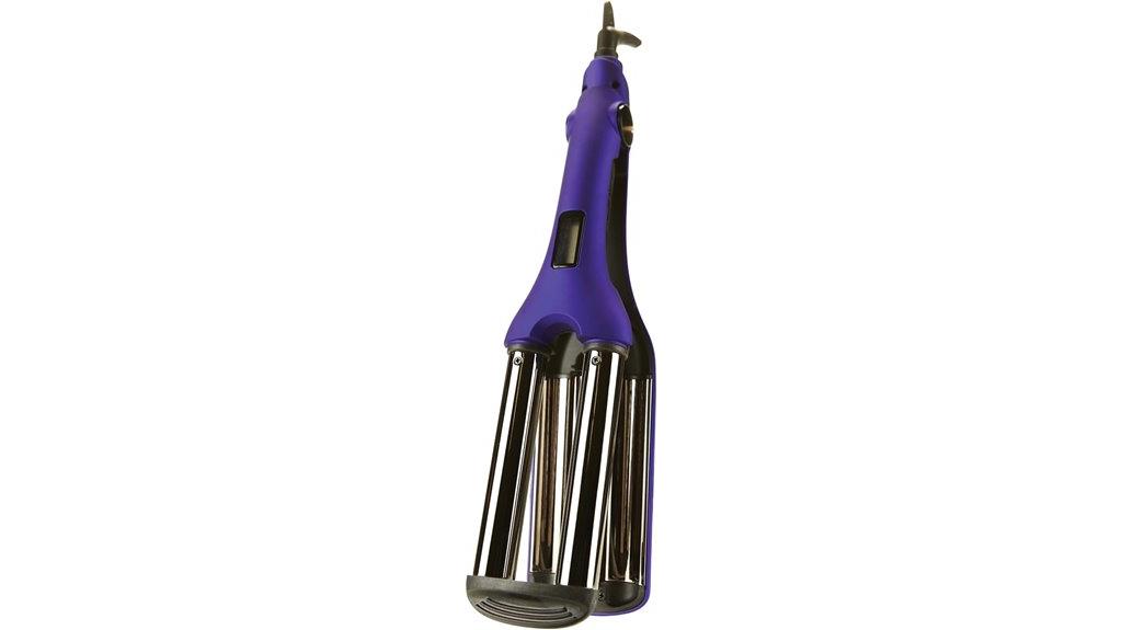 titanium triple barrel waver