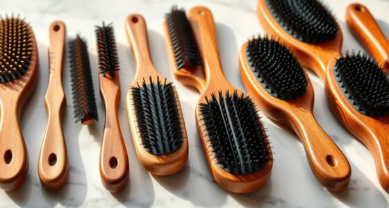 top boar bristle hair brushes