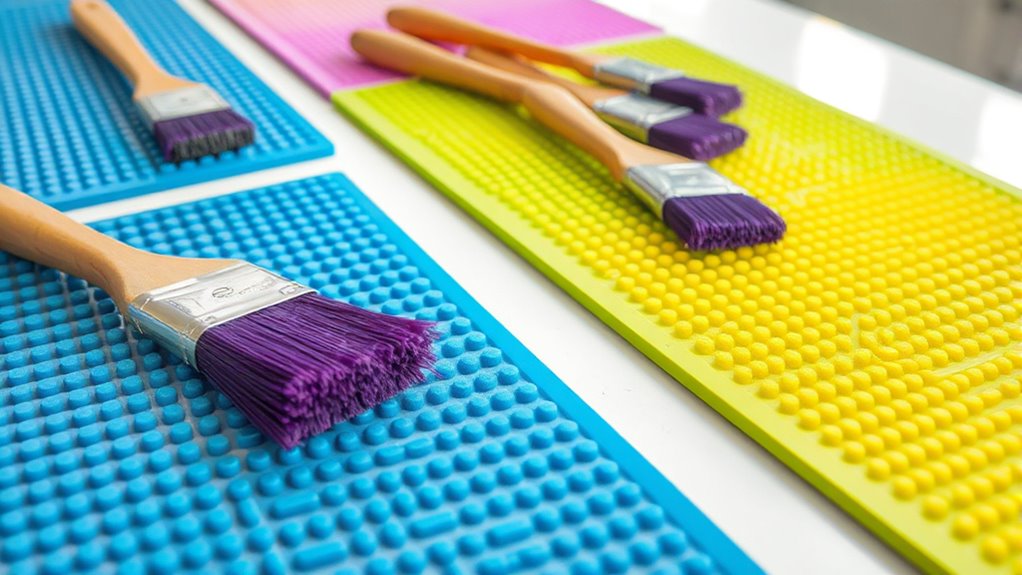top brush cleaning mats