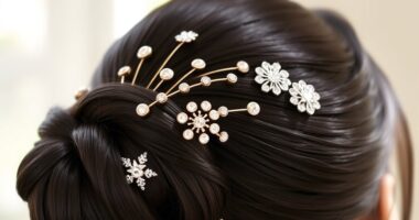 top bun hair pins