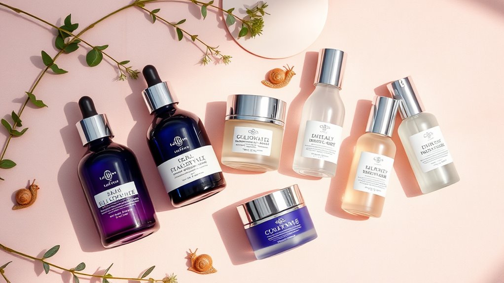 top snail mucin skincare products