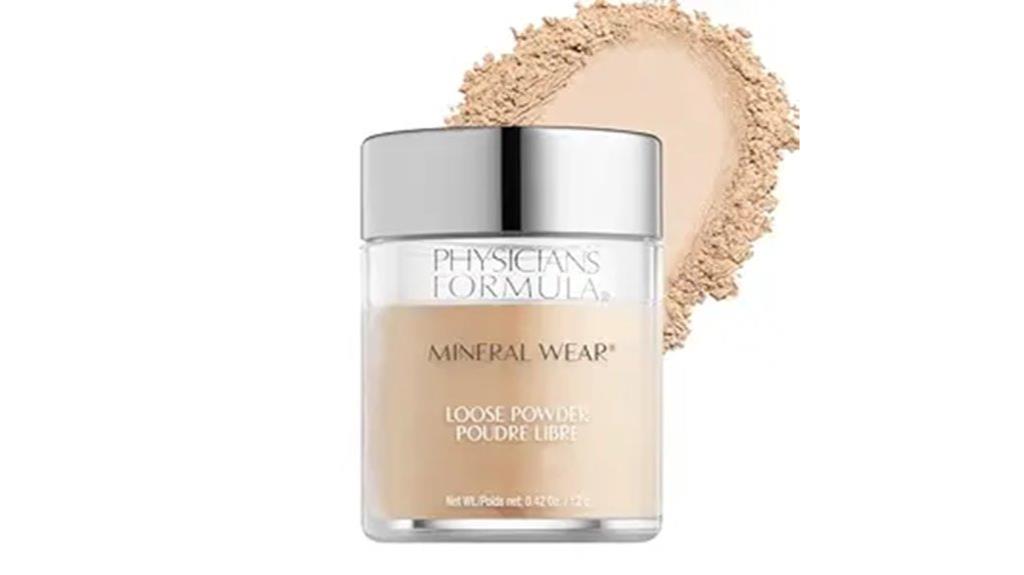 translucent light loose powder