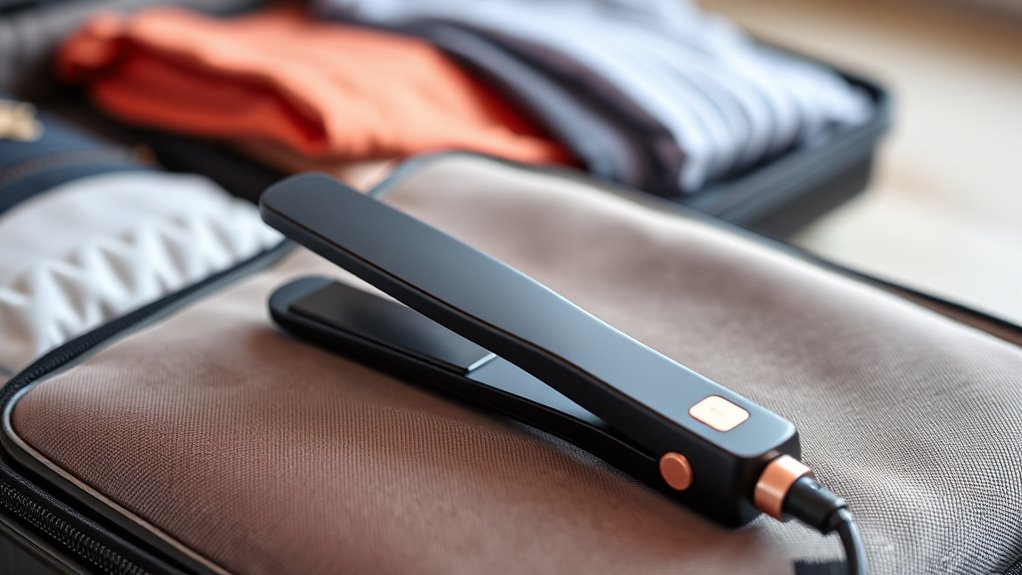 travel friendly versatile flat iron
