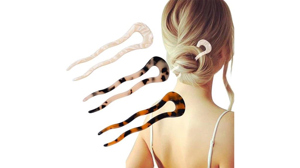 u shaped french hairpins