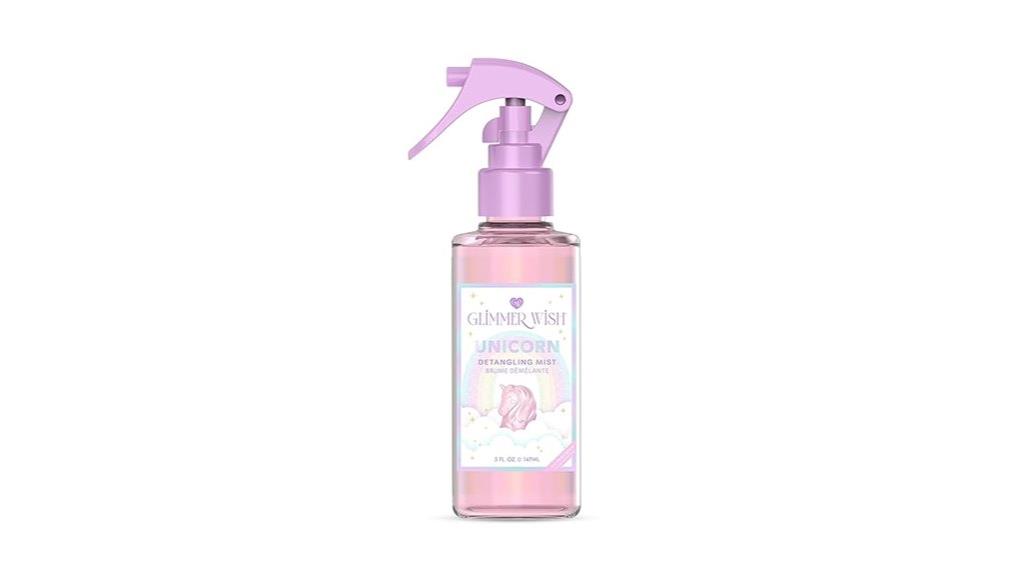 unicorn hair detangler spray