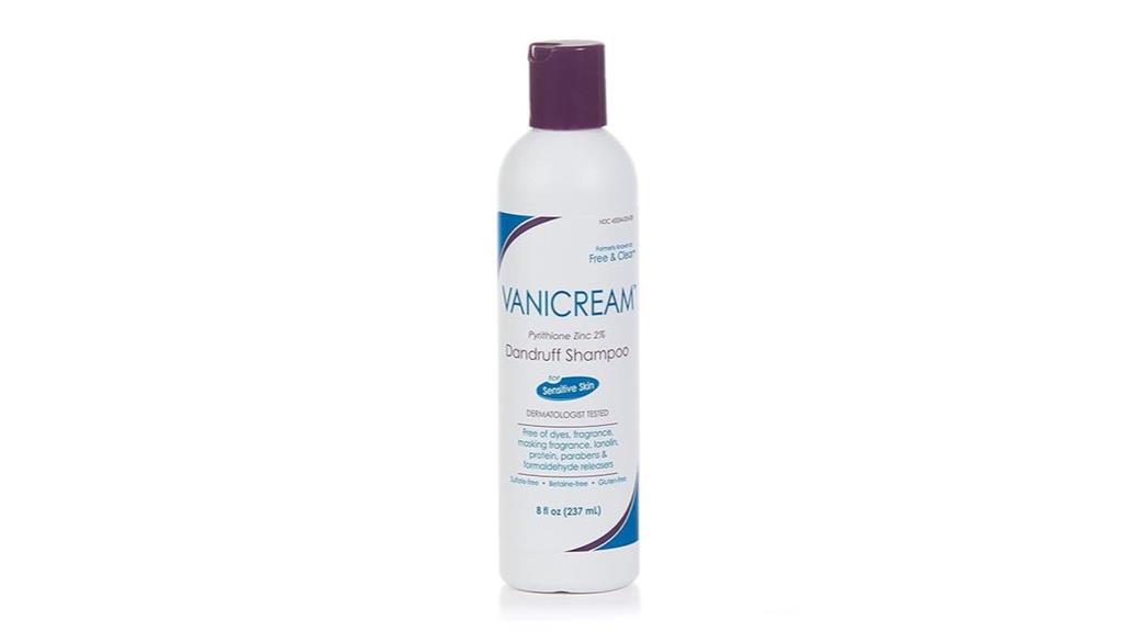 vanicream dandruff shampoo bottle