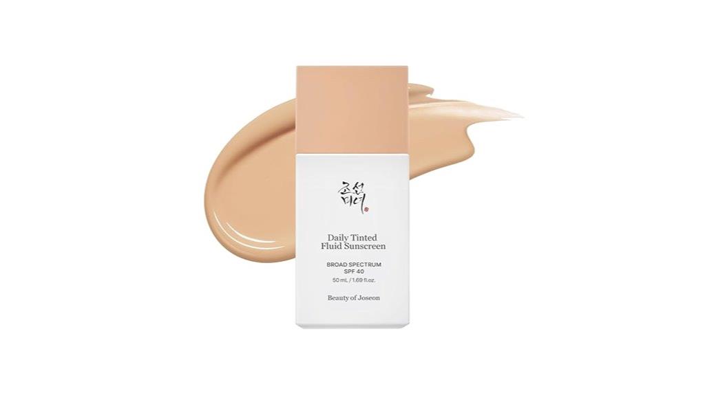 variety of tinted sunscreens