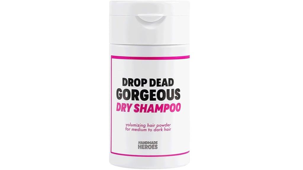 vegan dark hair dry shampoo