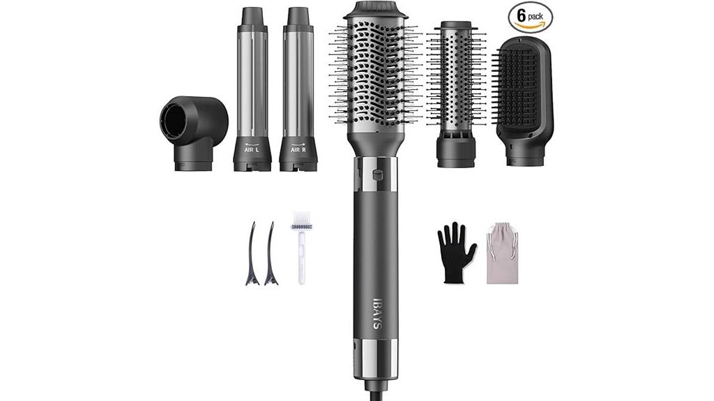 versatile 6 in 1 hair styler