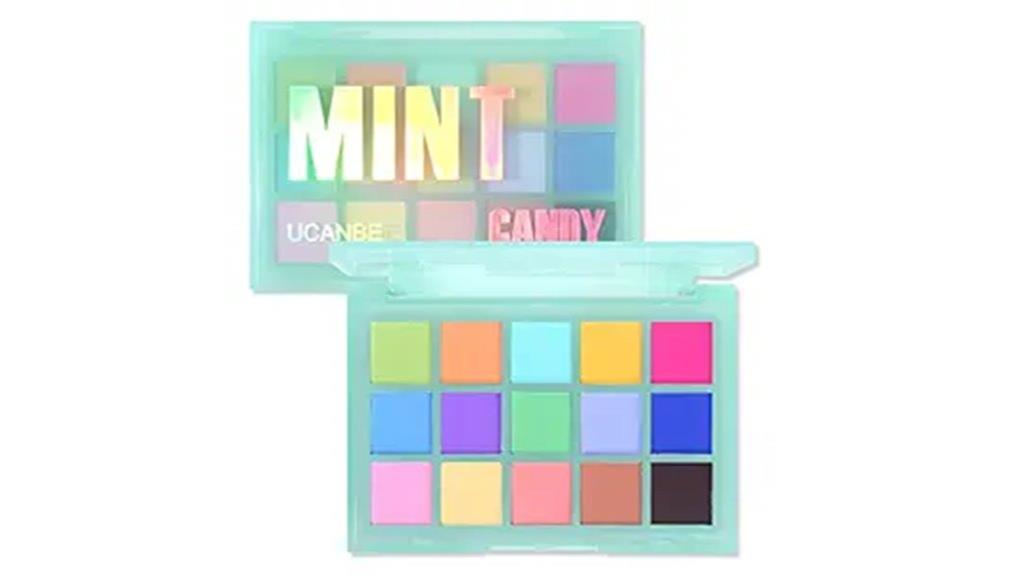 vibrant 15 shade matte palette