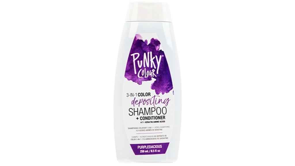 vibrant purple hair care