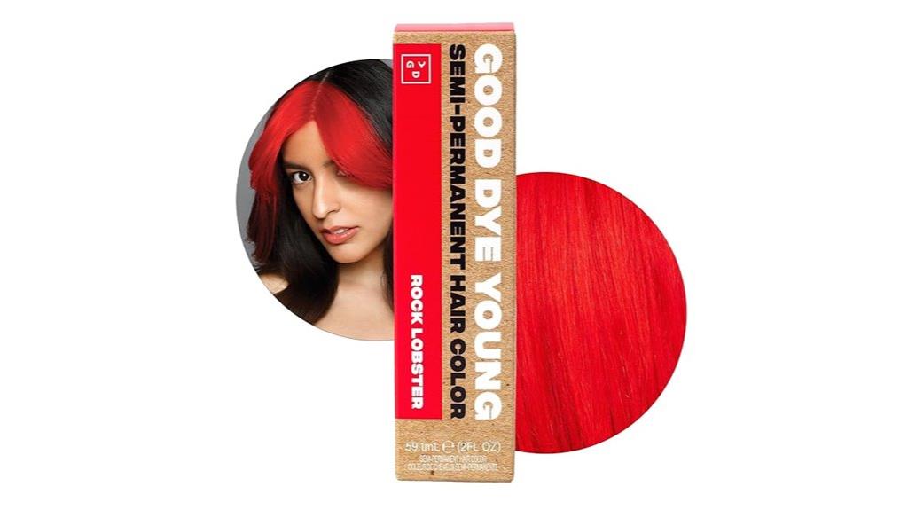 vibrant red hair dye