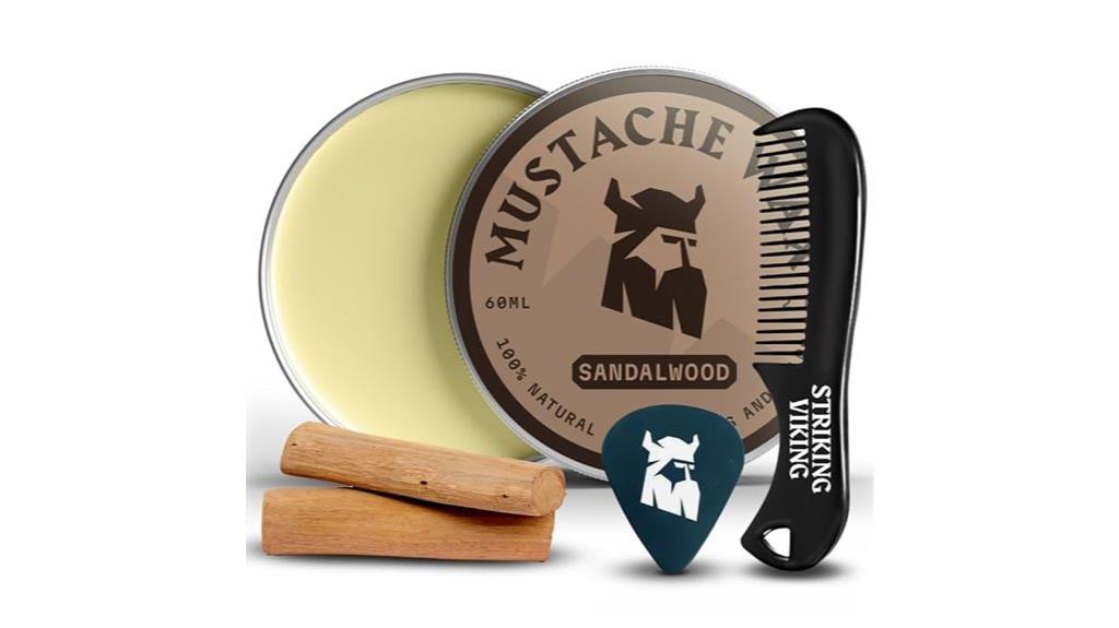 viking style mustache grooming kit
