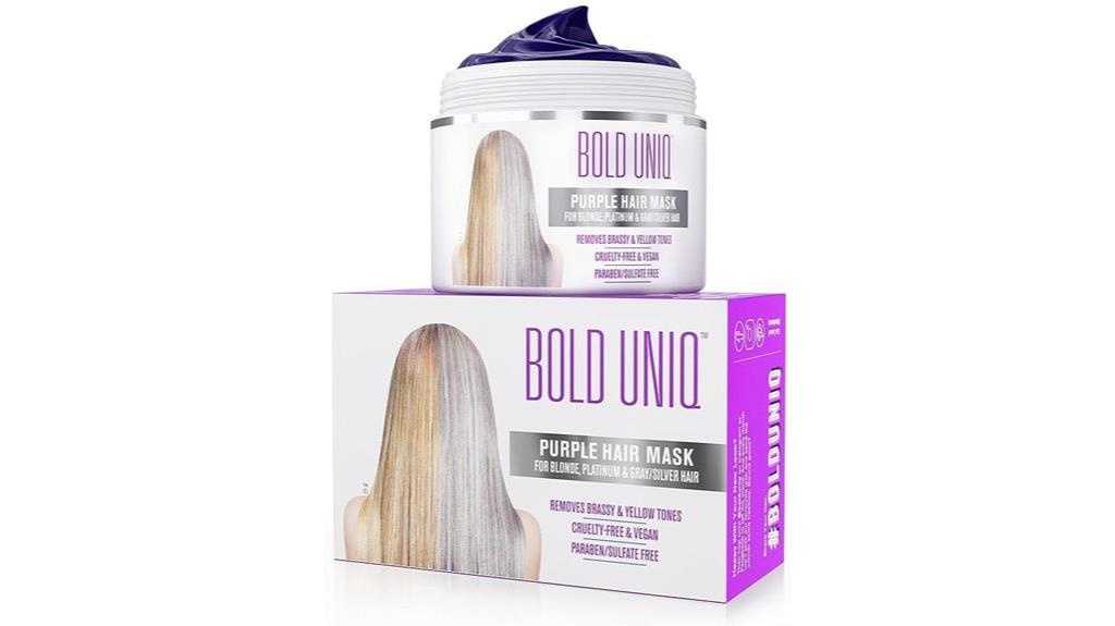 violet hair color mask