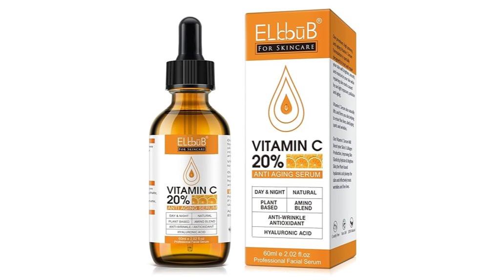 vitamin c serum with hyaluronic and retinol