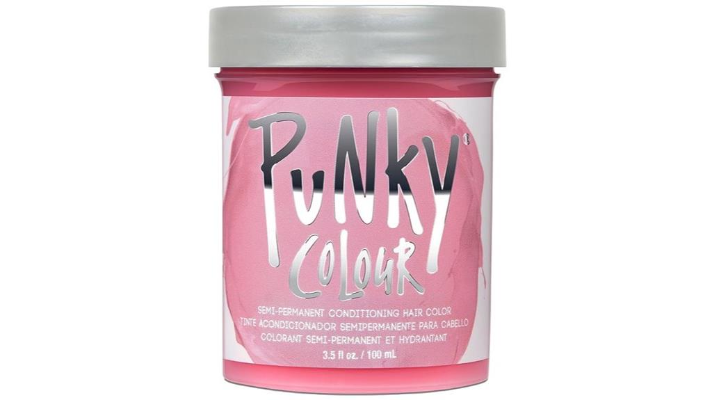 vivid pink hair dye