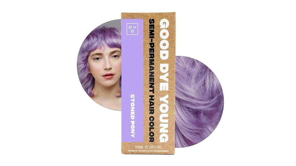 vivid purple hair dye