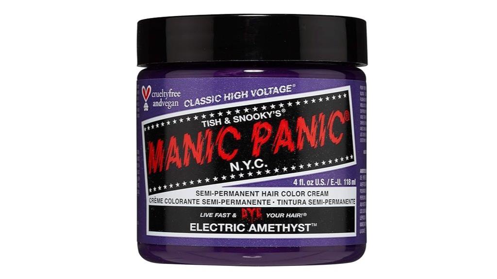 vivid purple hair dye