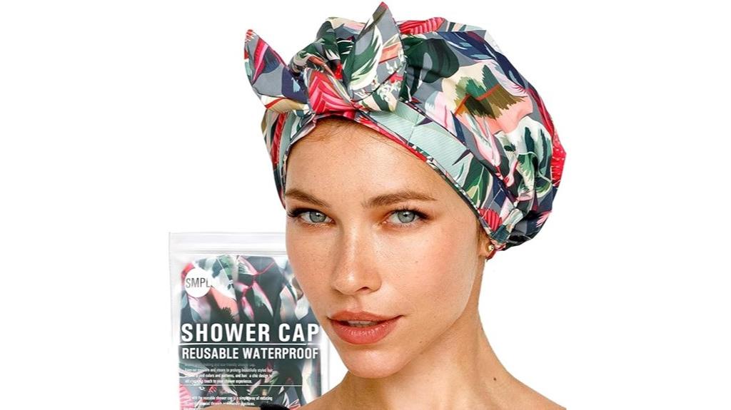 waterproof shower cap for women