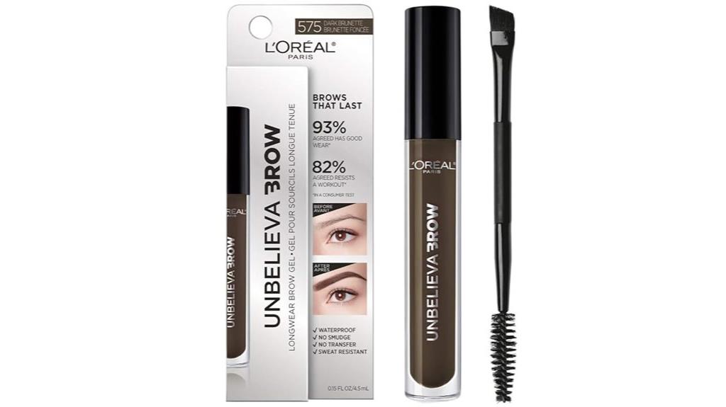 waterproof tinted brow gel