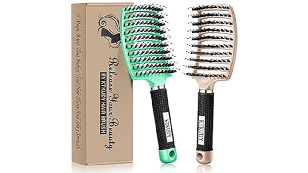 wet and dry hair brush
