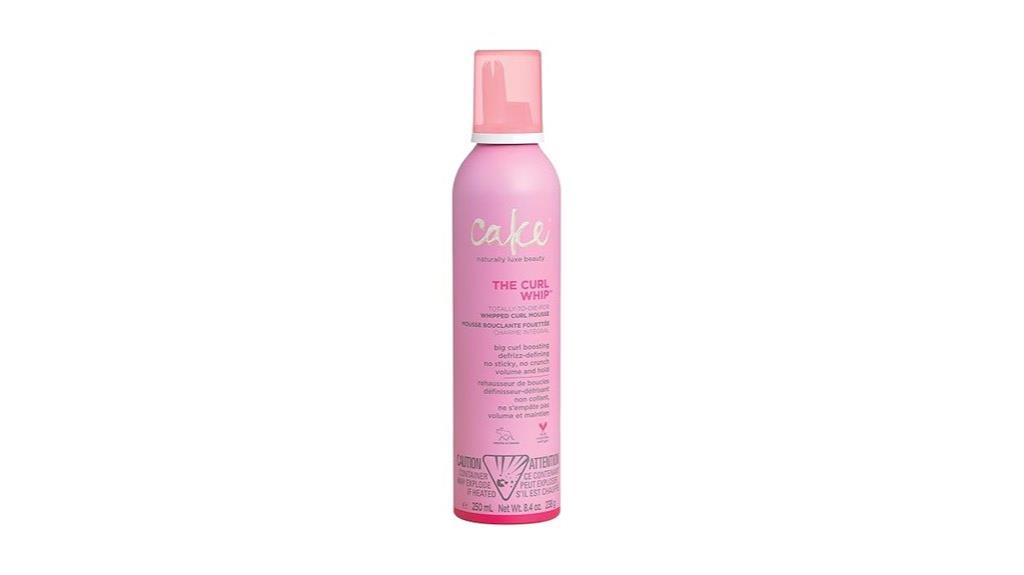 whipped curl defining mousse
