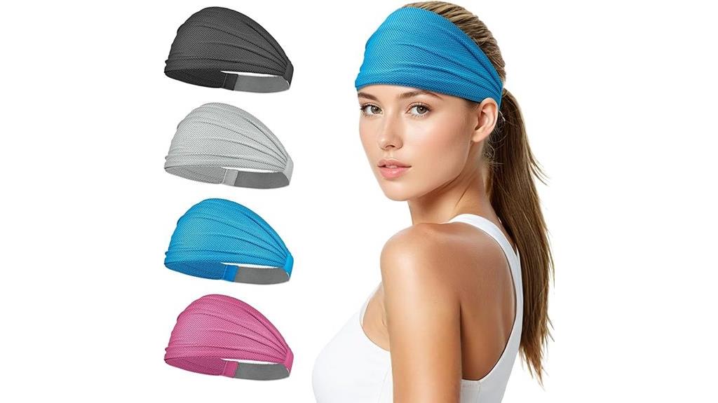 wide cooling headbands