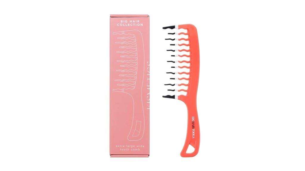 wide tooth comb for thick hair