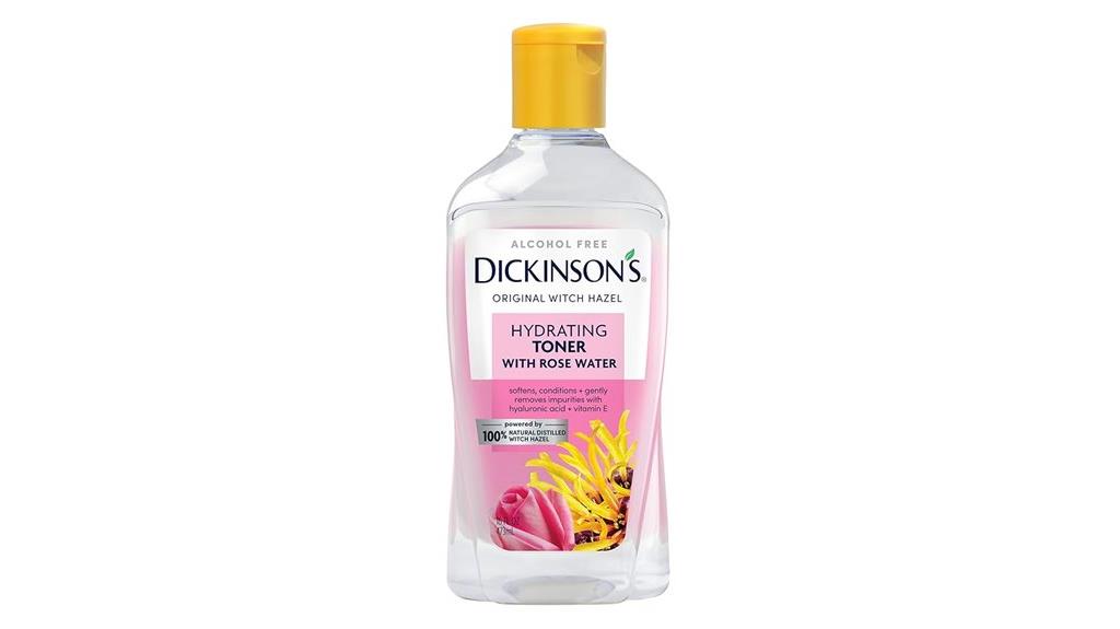 witch hazel rosewater toner