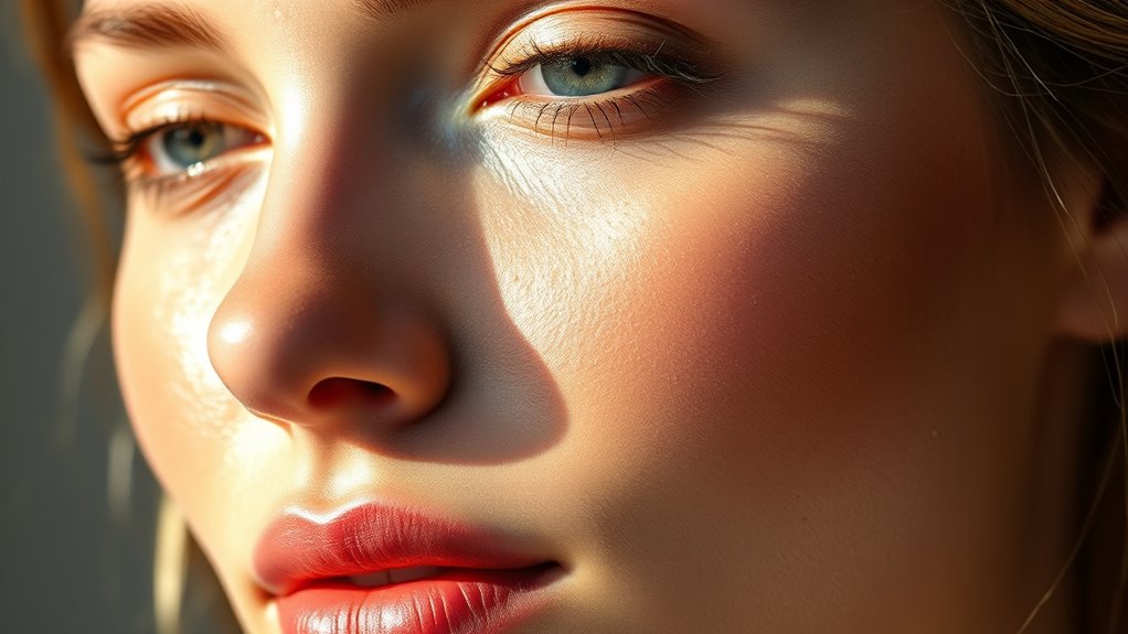 achieve natural dewy glow