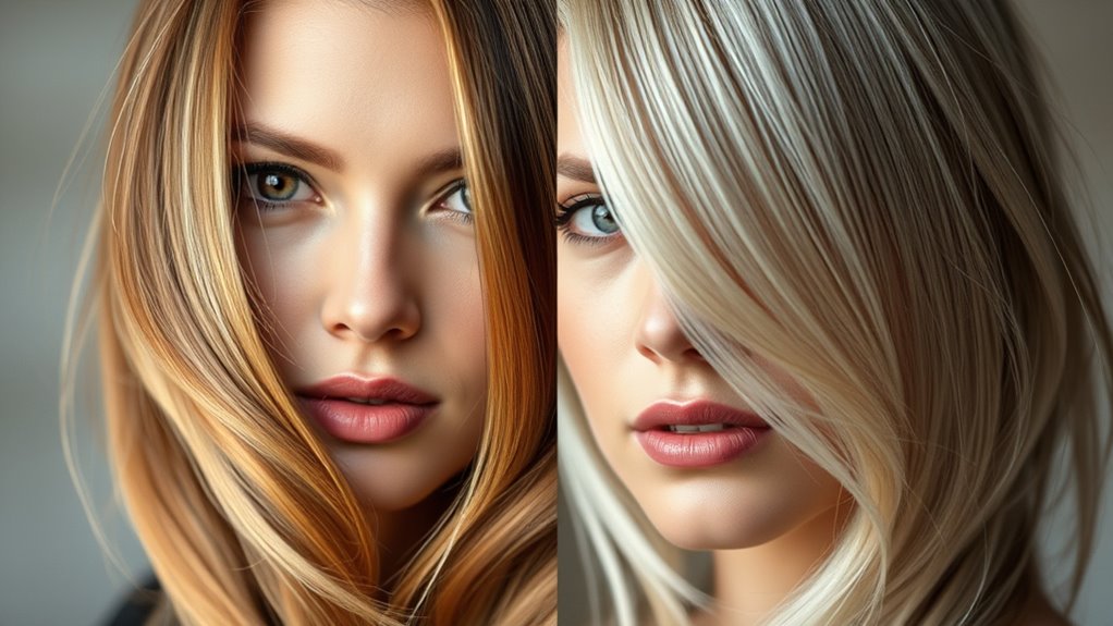 balayage vs highlights comparison