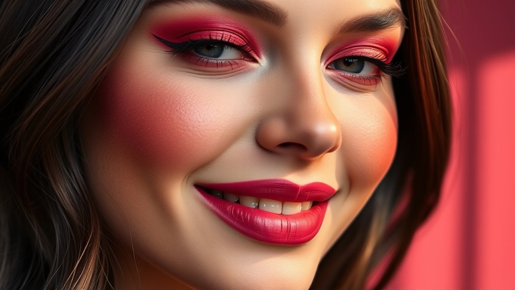 berry toned versatile makeup look