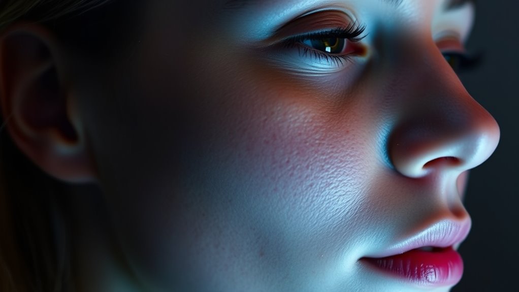 blue light accelerates skin aging