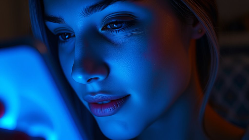 blue light skin damage