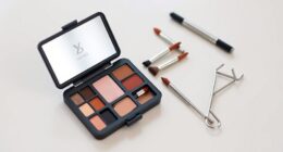 compact makeup on the go