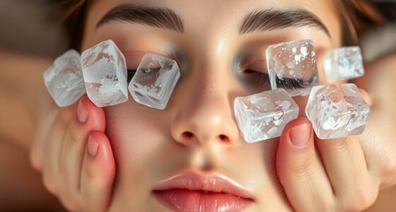 cooling skin with ice