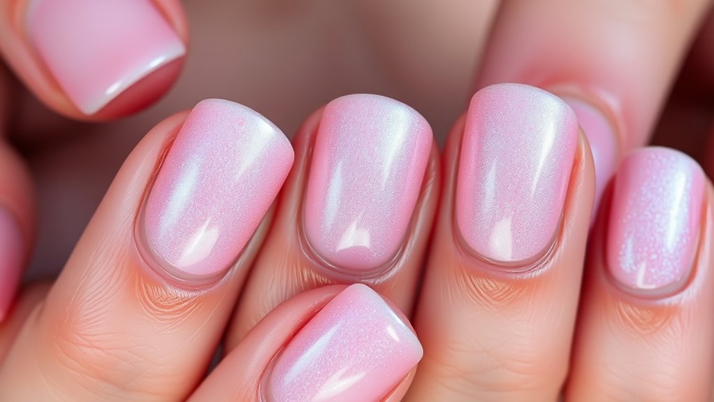 create glossy vibrant nails