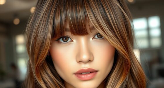 curtain bangs care tips