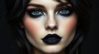 dark wearable goth makeup