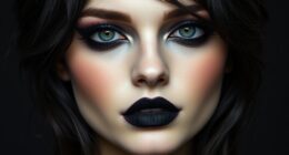 dark wearable goth makeup