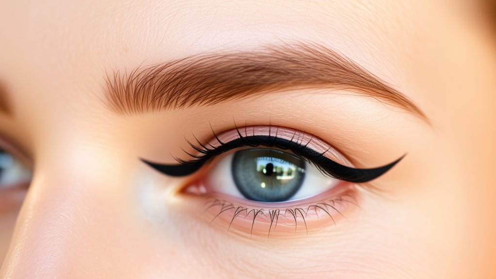 easy beginner winged liner