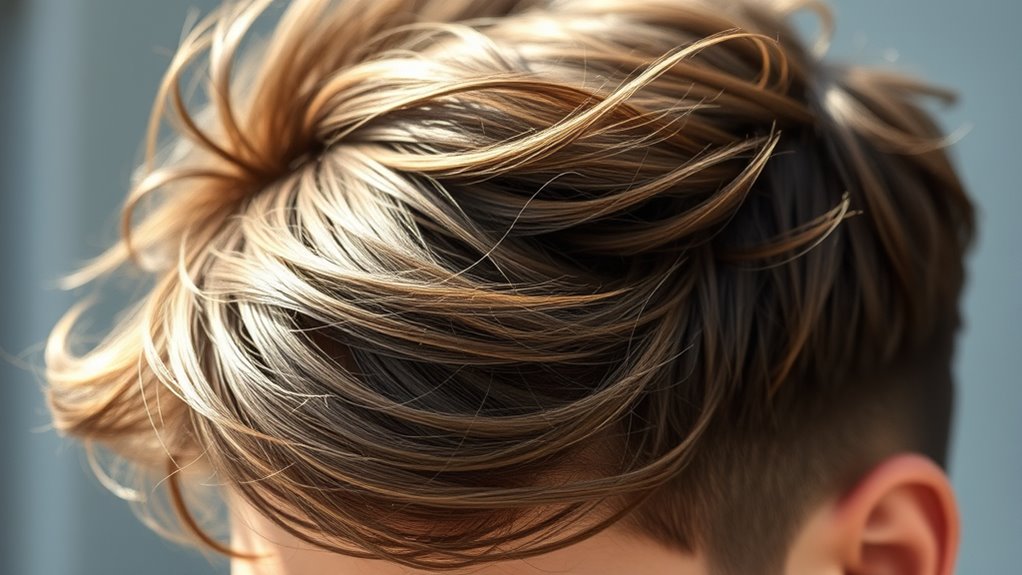 effortless rugged hair styling