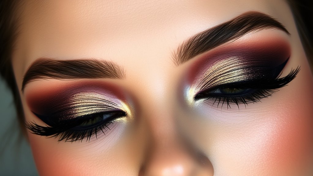 extra glam eye makeup ideas