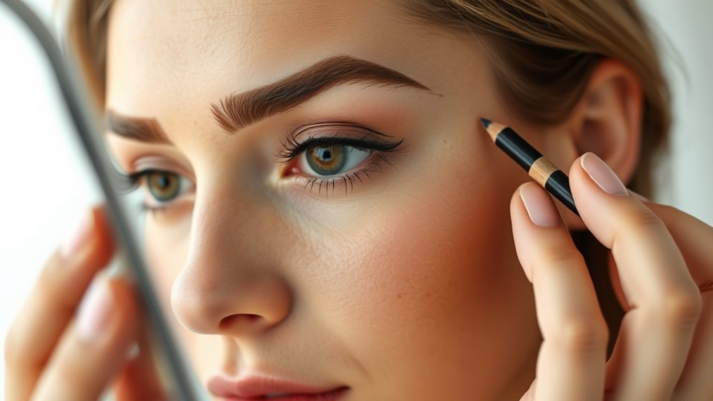 eyebrow shape enhances facial harmony