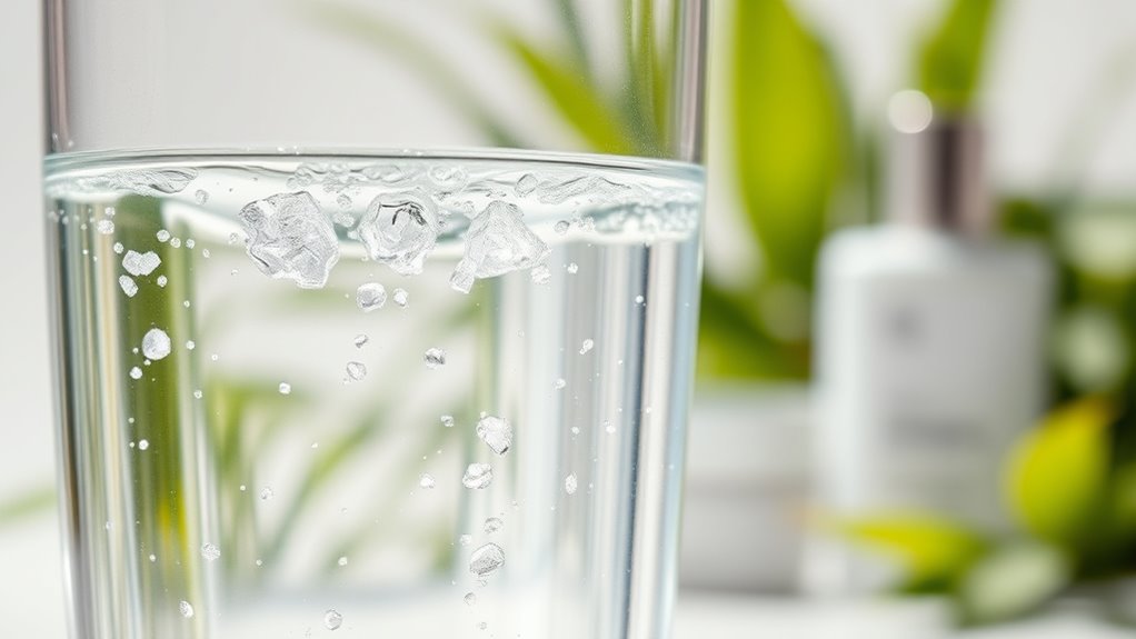 filtered water improves skin