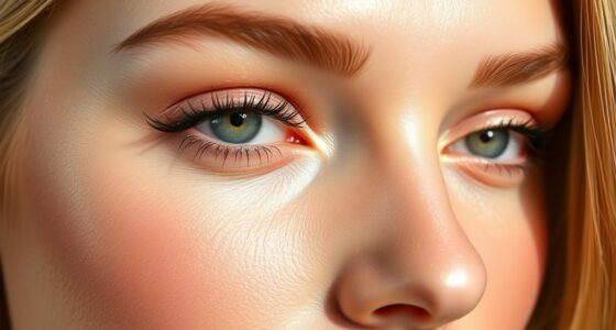 glossy luminous skin finish