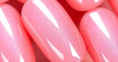 glossy plump nail finish