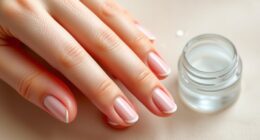 keep nails clean and dry