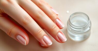 keep nails clean and dry